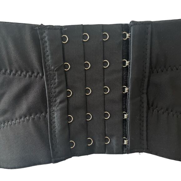 Rhinestone Fringe Cropped Corset Bustier Top - Picture 7 of 8